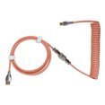 thumbnail image 3 of Conector De Aviador Cable USB tipo C para conector de aviador de teclado mecánico (naranja), 3 of 7