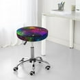 thumbnail image 7 of Fotbe Bright Universe Stool Covers Round,Waterproof Round Bar Stool Covers Bar Chair Covers Washable Stool Cushion Slipcover for 12-14 Inch Chair-14 inch, 7 of 7