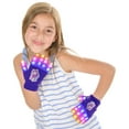 thumbnail image 3 of The Noodley Unicorn LED Light Gloves Fun Party Gift Indoor Outdoor Toy, Ages 4-7, Purple, Small, 3 of 5