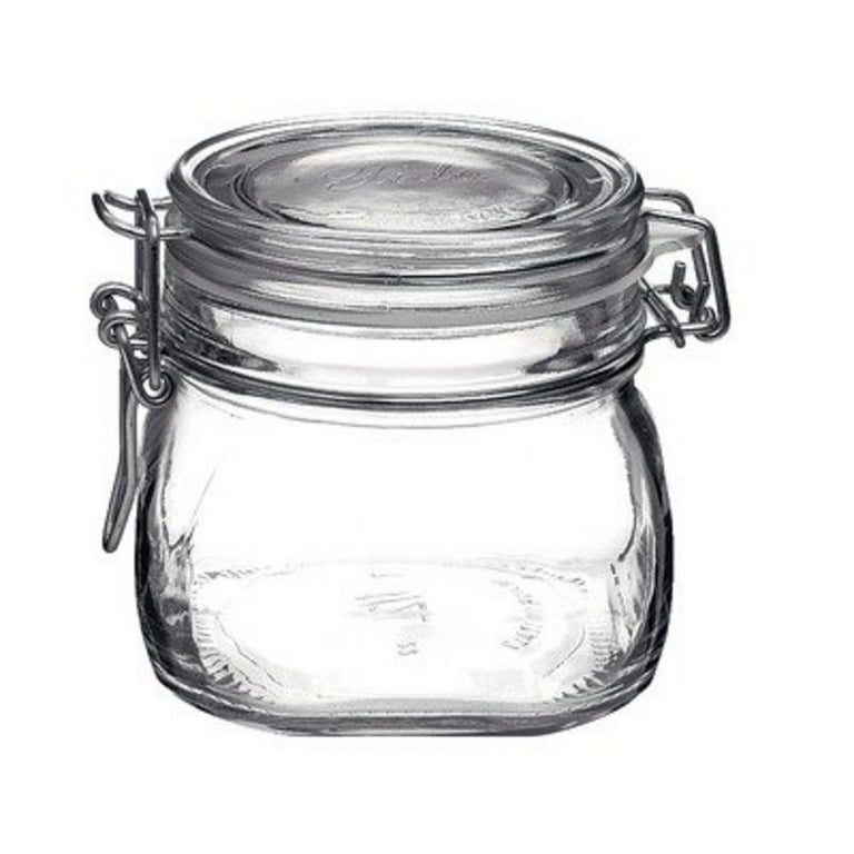 Bormioli Rocco 4.67L Fido Clear Glass Jar, Swing Top, Leak
