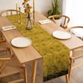 thumbnail image 3 of Yellow Geometric Table Runner - 70 Inch Long, Kitchen Dining Table Runner Dresser Scarves, Modern Abstract Art Ombre Farmhouse Decor for Coffee Tables Wedding Party Banquet, 3 of 8