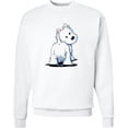 thumbnail image 2 of Inktastic Fluffybutt Westie Adult Sweatshirt, 2 of 4