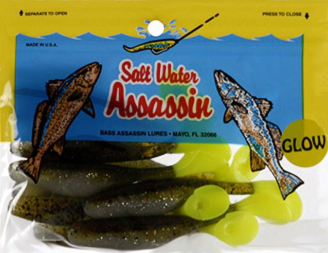 Bass Assassin Saltwater Sea Shad 4'' -Chicken on a Chain 10pk - Walmart.com Bass Assassin Saltwater Sea Shad 4'' -Chicken on a Chain 10pk - Walmart.com