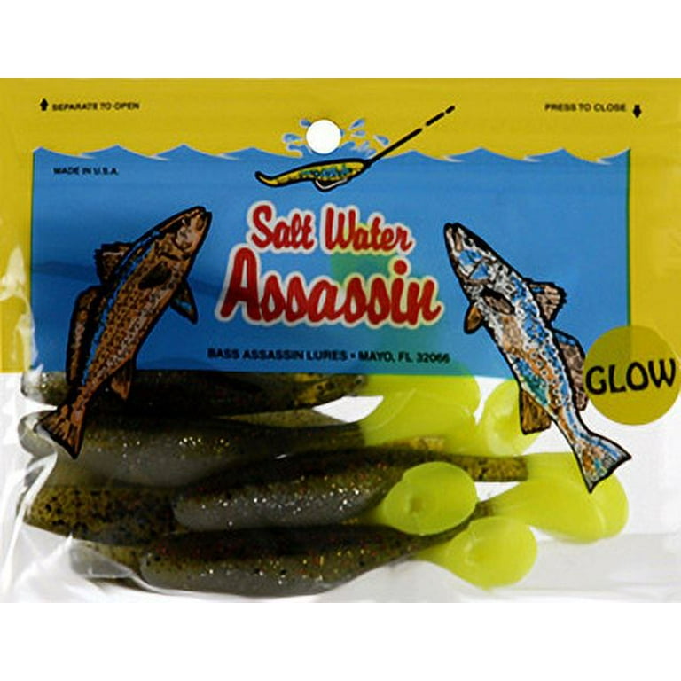 Bass Assassin Saltwater Sea Shad 4'' -Chicken on a Chain 10pk - Walmart.com Bass Assassin Saltwater Sea Shad 4'' -Chicken on a Chain 10pk - Walmart.com