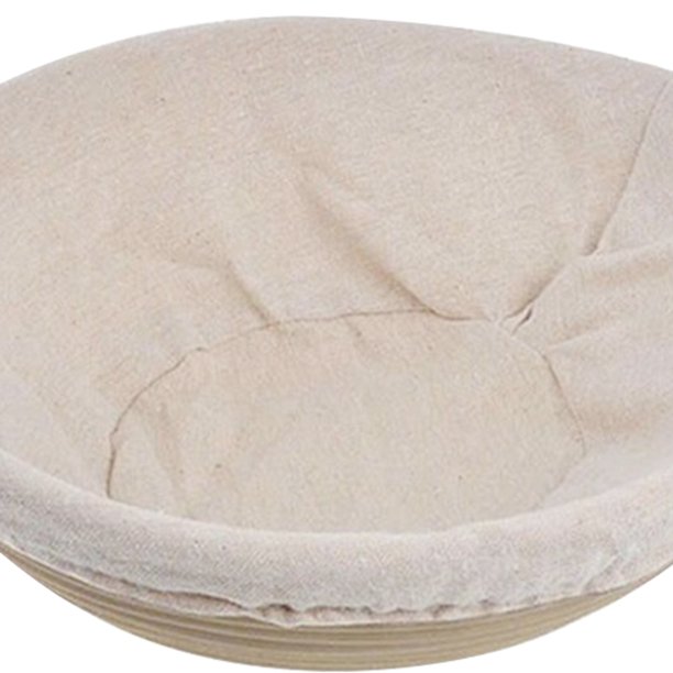 Cesta redonda para prueba de pan utensilios de cocina para fermentación de masa de ratán (16*6cm) JShteea Libre de BPA