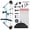 blue, variant on Junior Compound Bow Set for Youth, Kids, Beginners & Women, Lightweight Design, 10-40Lbs Draw Weight, 16"-28" Draw Length, 290fps, Fully Adjustable
