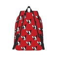 thumbnail image 5 of Wukai Bulldog Red Paper Reusable Cosmetic bag,Travel Toiletry Organizer Capacity,Waterproof Puzzle Bags, 5 of 7