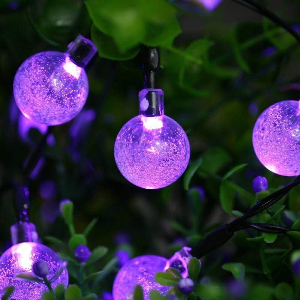 Solar String Lights, Waterproof 20ft 30 LED Solar Ball String Lights, Indoor Outdoor Fairy Globe String Lights,for Garden,Patio,Christmas,Wedding,Home, Party Decoration (Warm White)