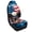 American Flag Eagle Design, variant on chaqlin Vintage American Flag & Palm Tree Print Car Seat Cover Universal All Match Auto Seat Cushion Cover Premium Anti-Aging 1 Piece Compatible with Trucks Van