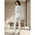 thumbnail image 3 of Conjunto de Suéter y Pantalón Acanalado Diseño Elegante y Versátil para Mujer, 3 of 5