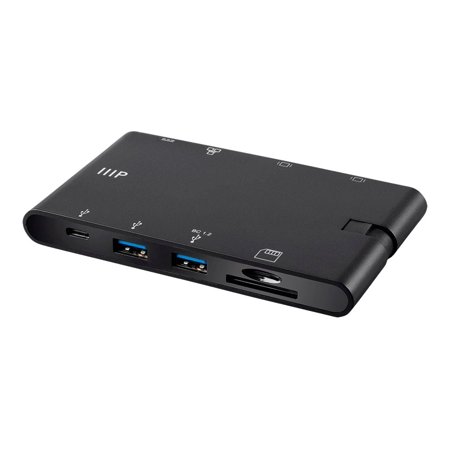 UPC: 0889028087541 | Monoprice Mobile Series – Docking station – USB-C – VGA  HDMI – GigE