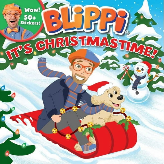 8x8 Blippi: It's Christmastime!, (Paperback)