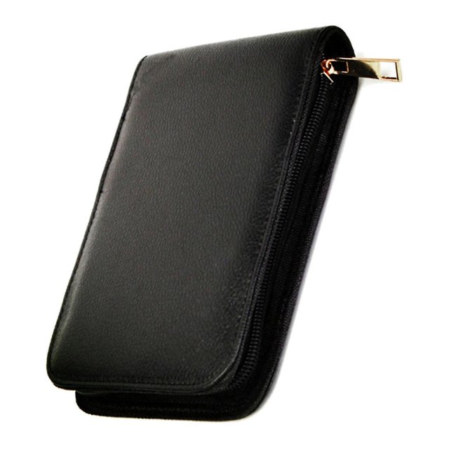 Estuche para bolígrafos, estuche para lápices, estuche de cuero Compatible con 12 bolígrafos K20