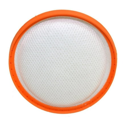 Vax Floor - HQRP Washable Pre-Motor HEPA Filter Type B for Vax 1-1-130851-00 Replacement, 148mm Pad Filter plus HQRP Coaster