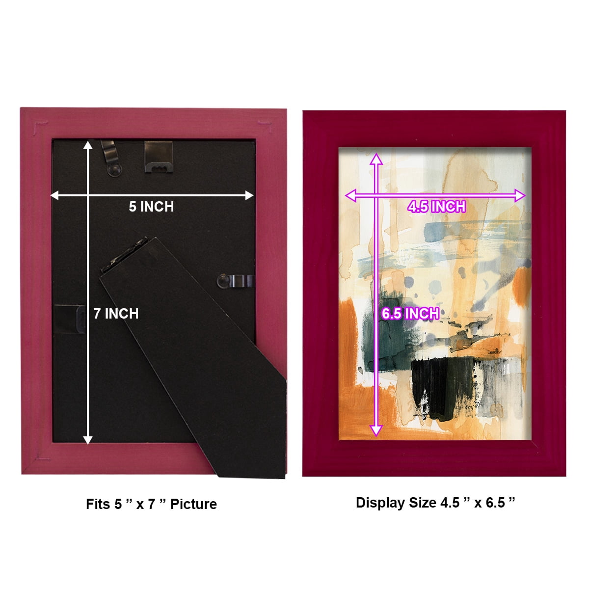 Seria III - Framed Print w/glass - Cherry Red