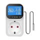 thumbnail image 1 of Digital Temperature Controller Socket Outlet Thermostat with Time Sensor Probe Heating Cooling Switc, 1 of 5