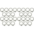 thumbnail image 4 of Urbanest Curtain Rings with Eyelets, 1.5" Inner Diameter, Set of 28 - Pewter, 4 of 6