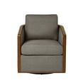 thumbnail image 3 of Better Homes & Gardens Windsor Swivel Accent Chair, Gray, 3 of 8