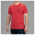 thumbnail image 2 of VORTEX Adult Male Salute Short Sleeve T-Shirt, Color: Red Heather, Size: XL, 2 of 5
