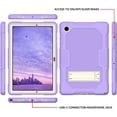 thumbnail image 4 of Case for Samsung Galaxy Tab A8 or Tablet Model SM-X200/X205/X207, Slim Duty Drop Proof Shockproof Protective Cover with Stand and Pencil Holder for Samsung Galaxy Tab A8 10.5 inch 2022 (Purple), 4 of 14