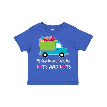

Inktastic Grandson My Grandmama Loves Me Truck Gift Toddler Boy Girl T-Shirt