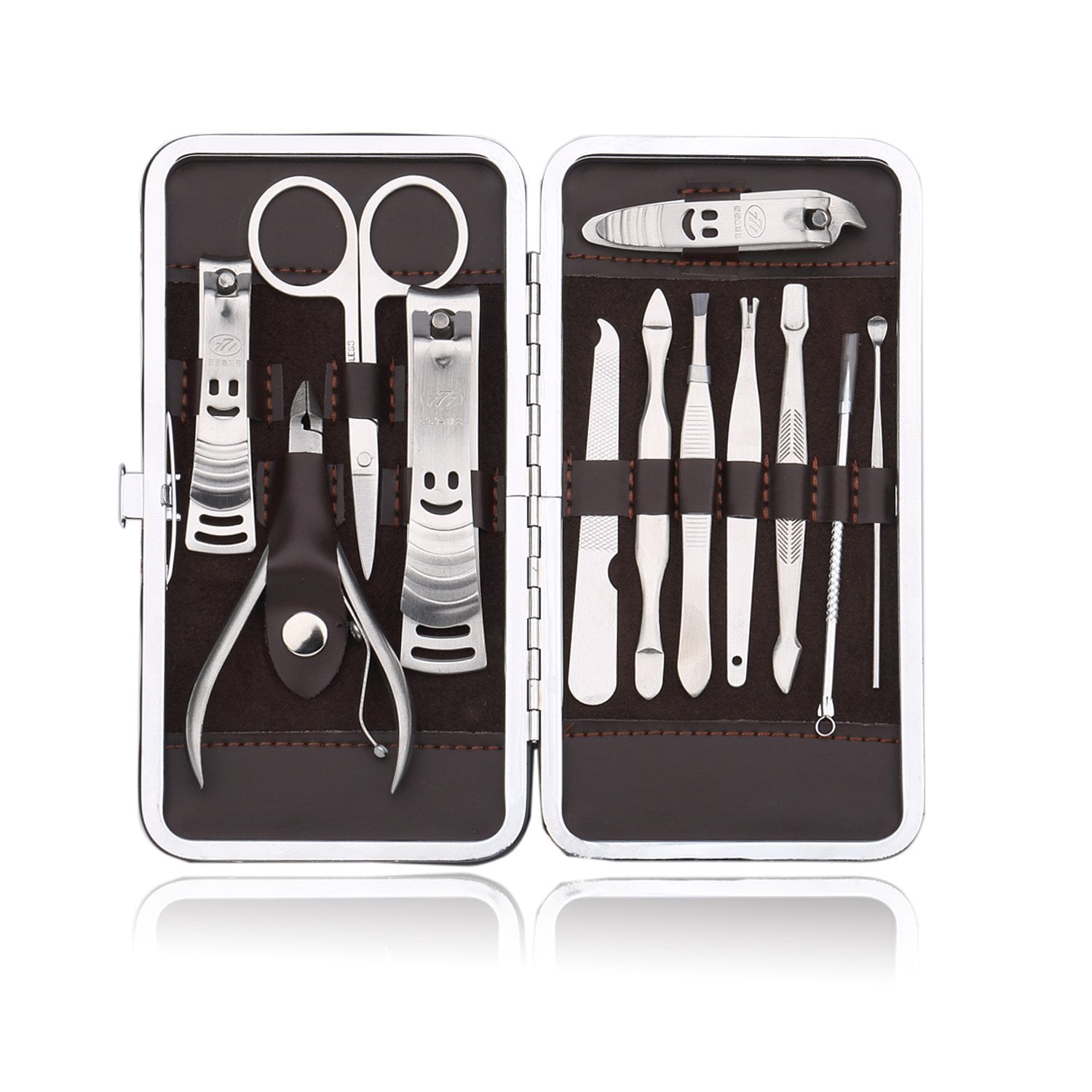 12PCS Pedicure / Manicure Set Nail Clippers Cleaner Cuticle Grooming