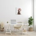 thumbnail image 2 of Stupell Industries African American Woman Pink Floral Crown Abstract Portrait, 16 x 20, Designed by Ros Ruseva, 2 of 6
