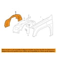thumbnail image 3 of For 04-08 Colorado/Canyon 4WD Front Splash Shield Inner Fender Liner Right Side, 3 of 5