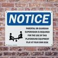 thumbnail image 4 of (2 Pack) Parental Or Guardian Supervision OSHA Notice Sign 18 Inch X 12 Inch Plastic Sign, Weather Resistant, UV Protected for Workplace, Business, and Construction Site, Made in the, 4 of 8