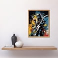 thumbnail image 2 of Music Band on Stage Playing at Festival Modern Acrylic Painting Art Print Framed Poster Wall Decor 12x16 inch, 2 of 5
