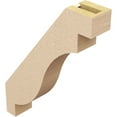 thumbnail image 5 of Ekena Millwork 3"W x 14"D x 18"H Copenhagen Rough Cedar Woodgrain TimberThane Knee Brace, Primed, 5 of 6