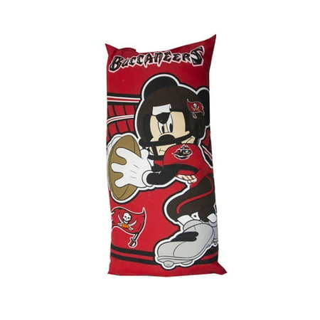 Tampa Bay Buccaneers Mickey Mouse YOUTH Body Pillow