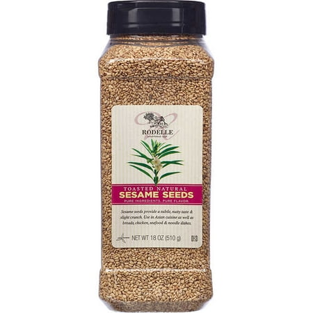 Rodelle Toasted Sesame Seeds, 18 oz (Best Way To Toast Sesame Seeds)