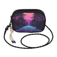 thumbnail image 2 of FORMRS Mini Crossbody Bag for Women Adjustable Shoulder Rope Travel Casual Phone Purse, Night Neon Road, 2 of 7