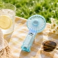 thumbnail image 6 of Portable Handheld Mini Neck Fans, Personal Fan Ventilador Recargable, Fans that Blow Cold Air USB Chill Pill Fans for Travel Beach Camping Hiking, 6 of 7