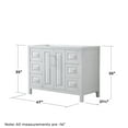 thumbnail image 5 of Wyndham Collection Wcv252548scxsxxmxx Daria 47" Single Free Standing Vanity Cabinet Only -, 5 of 7