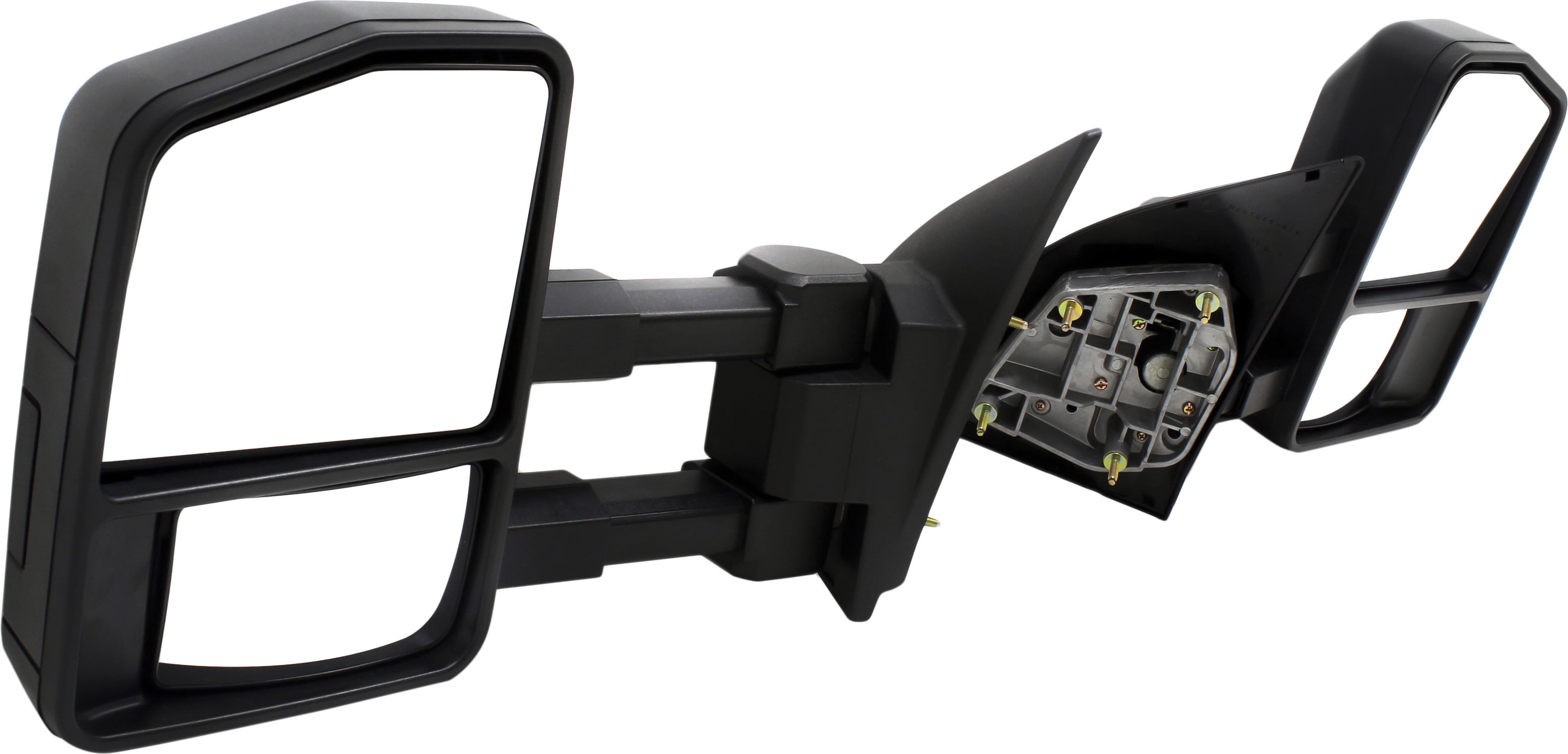 Kool Vue Towing Mirror Compatible With 1999-2010 Ford F-250 Super Duty F-350 Driver & Passenger Side Textured Black