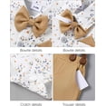 thumbnail image 6 of ZOEREA Baby Boy Clothes Suits 4PCS Gentleman Outfit Dress Romper Beret Hat Suspender Pants Bow Tie Wedding Set, 6 of 11