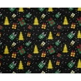 thumbnail image 4 of oneOone Polyester Spandex Black Fabric Merry Christmas Sewing Fabric By The Yard Printed Diy Clothing Sewing Supplies 56 Inch Wide-YPZ, 4 of 4