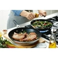 thumbnail image 4 of KitchenAid Stainless Steel Nonstick Frying Pan Set, 9.5-inch and 12-inch, Brushed Stainless Steel, 4 of 7