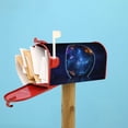 thumbnail image 6 of Yiaed Astronaut Print Mailbox Covers, Magnetic Mailbox Cover, Mail Box Covers for Garden Outdoor Decor Box Covers-25.5x21 in, 6 of 8