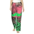 thumbnail image 2 of Goofa Neon Desert Moon Printed Soft Pajama Pants for Women, Wide Leg Comfy Casual Lounge Yoga Pants-XX-Large, 2 of 9