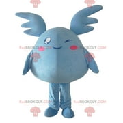 Blue giant plush PokÈmon mascot