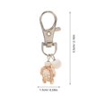 thumbnail image 2 of Turquoise Turtle Keychain Charm for Decoration White Metal Animal Accessory, 2 of 5