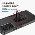 thumbnail image 6 of NIFFPD Galaxy A53 5G Case, Samsung A53 5G Case with Screen Protector, Ring Kickstand Shockproof Cover for Samsung Galaxy A53 5G Black, 6 of 8