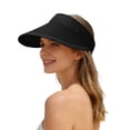 thumbnail image 3 of jiaxiM Women'S Sun Hats Summer Travel Vacation Foldable Wide Brim Straw Clip on Stretch Beach Hat Outdoor UV Protection Cap, 3 of 5