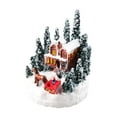 thumbnail image 3 of Christmas Village Figurines Decoration Lighted LED Christmas Village House Figurines for Christmas Desktop Ornaments, 3 of 11