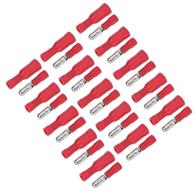 Conector a tope macho hembra, terminales de cable con aislamiento de PVC y cobre de empalme rápido resistente a la corrosión para cables eléctricos de 0,5-1,5 mm² ANGGREK Otros