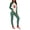 Green, variant on LIZUOJUN Women's Pajama Sets Long Sleeve Pants Sleepwear 2 Piece Lounge Set Soft Comfortable Breathable Pjs Loungewear Striped Christmas Print Pajama Holiday Sleepwear - L