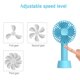 thumbnail image 3 of Mini ventilador pequeño recargable por usb para estudiantes, ventilador eléctrico portátil, escritorio de oficina, viento fuerte súper silencioso, 3 of 7